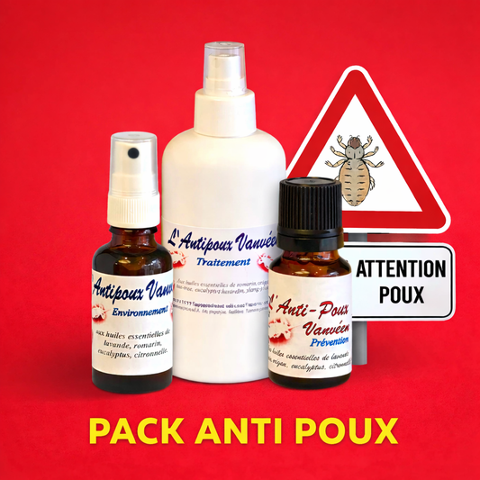 Pack Antipoux Complet – Traitement 200ml + Prévention + Environnement