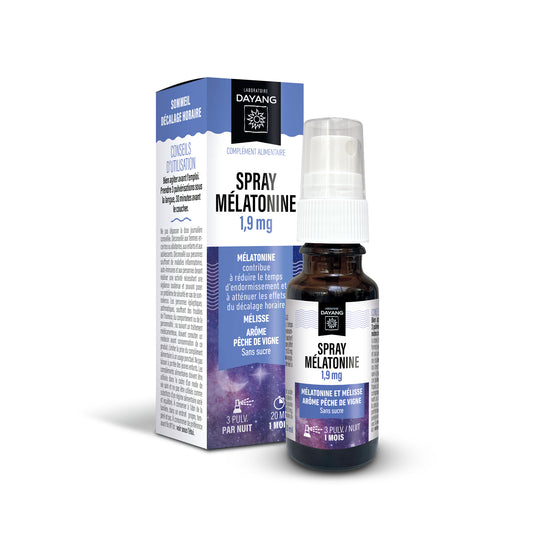 Spray mélatonine 1,9 mg Dayang - Endormissement & sommeil
